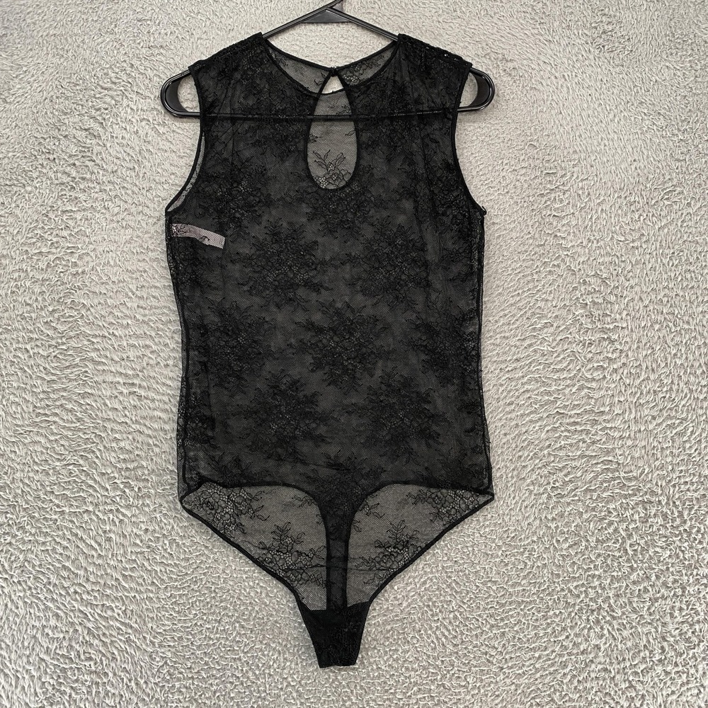 Auden Bodysuit Womens Large Lace Sheer Whimsigoth Y2K Lingerie Fairy Grunge